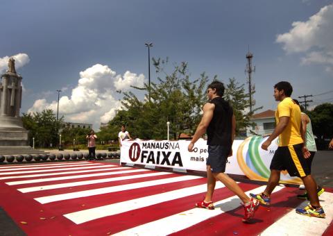 Campanha ‘Manaus na Faixa’ ganha as ruas